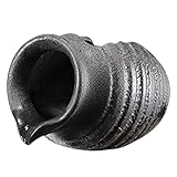 Homoyoyo Keramikbrunnen Vase Wasserspiel Zimmerbrunnen Wasserfall Dekoration für Innenbereich Gartenteich Balkon Vintage Dekoratives Keramik Gefäß ohne Pumpe