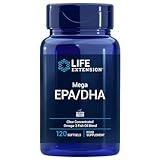Life Extension - Mega EPA/DHA 120 Weichkapseln – Unterstützt Herzgesundheit, kognitive Funktion und Sehkraft, Hochwertiges Fischöl
