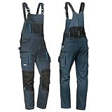 Uvex Tune-up Männer-Cargohose - Latz-Bundhose für die Arbeit - Dunkelblau - 52