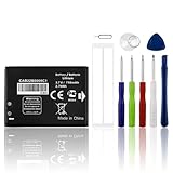 SwarKing Ersatz Akku CAB22B0000C1 CAB0400000C1 kompatibel mit Al-Catel One Touch 665, OT-665, OT-665x,OT-2010, OT-2010D, OT-2010G, Al-Catel Sesame II, Al-Catel OneTouch 2012 with Tools