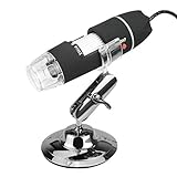 USB 8 LED 500X 2MP Digital-Mikroskop-Boreskop-Lupe-Videokamera