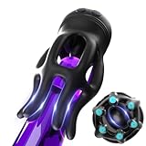 PQKuss Masturbieren mit Zungenleckfunktion Elektrischer Masturbator Sex Spielzeug für die Männer, Mit 10 Vibrations- und 10 Leckmodi, Oktopus-Masturbator Penis Vibrator Vibratorensets für Männer