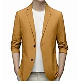 Sakko Herren Sportlich Business Blazer Anzugjacken Anzug Regular Fit Einfarbig 2 Knöpfe Freizeit Herrenanzüge Casual Frühling Sommer Sportmäntel Stretch Slim Sommeranzugjacke