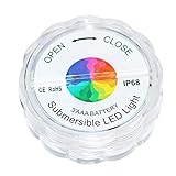 Decdeal Unterwasserbeleuchtung LED Tauchleuchten mit 16 Farben für Whirlpool Teich Pool Brunnen Wasserfall Aquarium Party Dekor