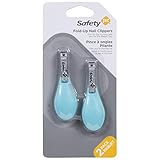 Safety 1st Fold-Up Nail Clipper, Arctic Blue, 2-Count by Safety 1st