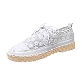 Cvanxluy damen slipper sommer, Sommer Sneaker Damen Leicht Oktoberfest Dirndl Weiße Sommerschuhe Stoffschuhe Casual Trachtenschuhe Turnschuhe Bequeme Atmungsaktiv Stoffturnschuhe Leichte Frauen 1