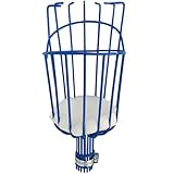 Teleskop-Obstpflücker, Gartenwerkzeug, ausziehbare Stange, Obsternter, für Äpfel, Nüsse und Blumen (blau)