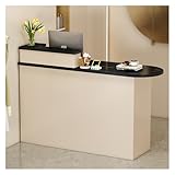 ZXCASDF Empfangstheke,Moderne Rezeption,Rezeptionstheken,Rezeptionstisch mit abschließbarer Schublade，Ladentheke，Modern Büromöbel Thekentisch，Empfangstheke Kosmetikstudio(Right-6,80x50cm/31.5x19.6in)