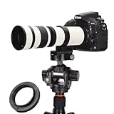 EF Objektiv JINTU 420-800mm F8.3 Teleobjektiv Manueller Fokus Super-Telezoom für Canon EOS Rebel T8i 4000D 2000D T7i T7 T6 T6s T6i T3i T2 1500D 1300D 1200D 850D 800D 750D 600D 500D 250D 90D 5D