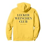 LECKER WEINCHEN Club X Veneto Clothing Lecker Wein Backprint Pullover Hoodie