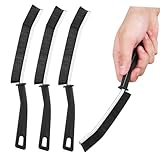 COLLBATH 4 Stück Teiliges Fugenreinigungsbürsten mit Robusten Borsten Vielseitige Reinigung für Fliesen Fensterprofile Waschbecken Ergonomisch Griffige Eckenbürsten für Gründliche