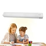 Bewegungssensor Led Schrankleuchte – Drahtlose Dimmbare Unterbauleuchte, Magnetbefestigung Wiederaufladbares | Led-Licht Für Schrank, Küche, Treppe, Kleiderschrank Treppenbeleuchtung