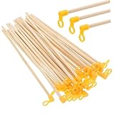 SAFIGLE 35 Stück Teiliges Holz laternenstäbe mit Griff Robust und Handlich für Papierlaternen zum Basteln und Dekorieren Geeignet für Innen Außenbereich Komfortabel und Sicher Handhabung