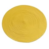 Teppich Geflochten Minimalistischer gewebter Teppich aus Baumwollgarn, rund, for Teetisch, Zuhause, Wohnzimmer, Schlafzimmer, Spiel- und Krabbelunterlage, Büro, Studio für Schlafzimmer, Flur(Bright y