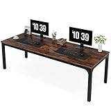 LITTLE TREE 200 cm extra Langer Büroschreibtisch für Zwei Personen, doppelter Arbeitsplatz für Home Office