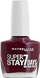 Maybelline New York Superstay 7 Days Nagellack Nr. 924 Magenta Muse, farbiger Nagellack, Farblack, langer Halt