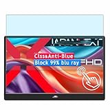 Vaxson Anti Blaulicht 9H Härte Glas Folie, kompatibel mit JAPANNEXT JN-MD-IPS14F-T 14' Monitor Sichtbarer Bereich, gehärtetem Glas Schutzfolie Displayschutzfolie