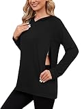 Love2Mi Damen Still-Hoodie mit unsichtbarem Reißverschluss Umstandspullover Langarm Stillshirt für Schwangerschaft & Stillzeit