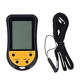Digitaler Höhenmesser Barometer, LCD-Hintergrundbeleuchteter Höhenmesser Tragbares Hand Wettermessgerät Kompass Höhenmesser Barometer Thermometer für Wandern, Schießen, Camping