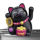 Generico Winkekatze Maneki Neko - 1,57x1,57x2,17 Zoll Chinesische Winkekatze Fengshuii, glücklich mit beweglichem Arm | Wohnraumdekoration und liebevoll