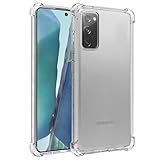 Wanyuexes Hülle für Galaxy Note 20 5G Hülle, für Samsung Note 20 SM-N981U Hülle, weiche klare TPU-Handyhüllen, schlanke Schutzhülle, stoßfest, transparente Abdeckung für Samsung Galaxy Note20 5G,