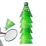 Federbälle Für Badminton | Federbälle Für Badminton Im Freien | 6er-Set für Familie Anfänger Garten Sport Freizeitspiel