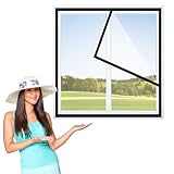 70x115cm,Fliegengitter Fenster Insektenschutz Fliegenschutz Insektenschutzrahmen Spannrahmen mückengitter gitter ohne Bohren