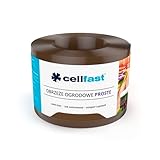 Garteneinfassung, gerade, Verschiedene Längen und Farben erhältlich, 20 cm x 9 m, Braun