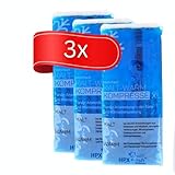 3x HPXfresh® Mehrfach-Kompresse XL für Kalt und Warm Anwendungen in der Größe 12x29cm | mikrowellengeeignet | Mehrfach Kalt- Warm Kompresse, Gelkompresse (12x29cm, 3)
