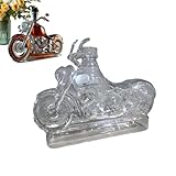 Motorrad-Whisky-Dekanter, Glasflasche In Form Eines Motorrads, Vintage-Dekorationsflasche Für Alkohol, Lustige Trinkflasche Für Champagner, Kreative Leere Weinflaschen Zur Aufbewahrung Von Spirituosen