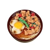 BODOBTF Künstliche Lamian-Nudeln, künstliche Nudeln, künstliches Lebensmittelmodell, japanische Lebensmittelrequisiten, Restaurant, Schaufenster, Tischdekoration, 10 Stück