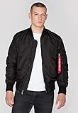 Alpha Industries Herren Jacke Ma-1 TT, Schwarz (Black 03), Large
