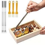 ALKNOT Nussknacker Walnüsse, Nut-Cracker mit Hebel-Funktion, Walnussknacker Nussknacker, Blume Nussknacker Nusszange, Walnussknacker grönverstellbar, Walnuss Zange,Edelstahl Nüsse Nussknacker