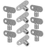 Sewroro 10 Stück Teiliges Heizkörper entlüftungsschlüssel aus Langlebiger Zinklegierung Robust und Rostfrei zur Effizienten Heizungsentlüftung und Geräuschreduzierung Kompakt und