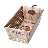 Birkmann, Laib & Seele, perforierte Brotbackform, 20 cm, Backform für kleine Brote, aus bronzefarbenen Karbonstahl, mit Antihaftbeschichtung und Rezepten, 210509