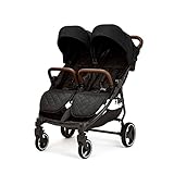 Ickle Bubba Venus Doppel-Kinderwagen (Schwarz)