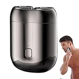 Tragbarer elektrischer Rasierer für Herren, klein, wasserdicht, wiederaufladbar, USB, trocken und nass, für Reisen, Nase, Augenbrauen, Gesicht, Zuhause, Dusche
