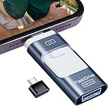 AXFEE USB Stick für Phone, 4 in 1 USB 3.0 Flash Drive, 64GB Speicherstick Externer Speichererweiterung Fotostick, Memory Stick Flash Laufwerk für Android Handy, PC,Pad,Daten Kopierten Mit Einem klick