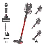 Hoover Akku Staubsauger H-Free 100 5-in-1 mit Turbo Boost & LED-Bürste | 40 Min Laufzeit, 0,9L XL Staubbehälter, Tierhaar-Spezialist für Teppich/Auto/Sofa/Wand, Leichter Staubsauger Kabellos