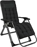 Zero Gravity Lounge Chair – Klappbarer Liegestuhl für den Außenbereich für Strand, Garten, Hof und Terrasse – Bequemer und tragbarer, Leichter Lounge-Sitz zum Entspannen