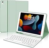Occtingkind, Tastatur für iPad 10,2 Zoll, Schutzhülle mit Tastatur für iPad 9a/8a/7. Gen 2019-2021, Pro 10.5, Air 3, Schutzhülle mit magnetischer, abnehmbarer Bluetooth-Tastatur, italienisches Layout