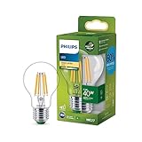 Philips LED Classic ultraeffiziente E27 Lampe (40 W), LED Lampe mit warmweißem Licht, energiesparende Lampe mit langer Nutzlebensdauer, Energieeffizienzklasse A
