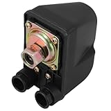 Alipis Wasserdruckschalter Pumpendruckschalter Ersatzteil Stoßfest Hitzebeständig für Hauswasserwerk und Gartenpumpe