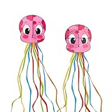 Bdt Drachen, Einleiner, Kite für Kind und Erwachsene *Little Jellyfish* inkl. 30m Leine, 78x80cm mit 3,2m