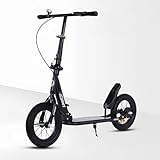 290mm XXL Big Wheel Scooter Kinder City Roller Kickscooter Klappbarer Cityroller mit Handbremse und Bremse für Kinder B