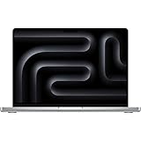Apple 2024 MacBook Pro Laptop mit M4 Pro Chip mit 12-Core CPU und 16-Core GPU: 14,2' Liquid Retina XDR Display, 24 GB gemeinsamer Arbeitsspeicher, 512 GB SSD; Silber, interantional Keyboard(QWERTY)