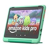 Fire HD 10 Kids Pro-Tablet (Neueste Generation), für Kinder ab dem Grundschulalter | 10-Zoll-Display, lange Akkulaufzeit, Kindersicherung und dünne Hülle | Version 2023, 32 GB, Mintgrün