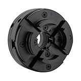Drechselfutter M33 x 3.5mm, Spannfutter Drechselbank Selbstzentrierend Vierbackenfutter Set, 4-Backenfutter Drehfutter Chuck Drehbankfutter Klemmbereich 39–76mm für Drehbänke