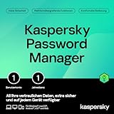 Kaspersky Password Manager | Unbeschränkte Anzahl von Geräten | 1 Benutzerkonto | 1 Jahr | PC/Mac/Android/iOS | Aktivierungscode per Email