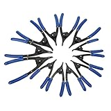 Sprengringzangen-Set, gerade, gebogene Backe, universelle interne externe Sicherungsringzange für Autoreparatur, 12-teilig